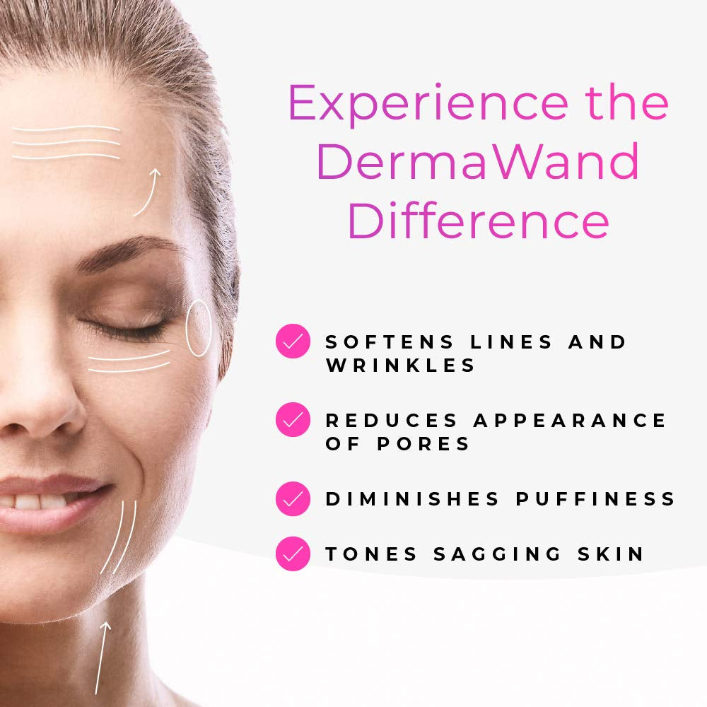 Derma Wand Anti-Aging System | Portable Handheld Skincare Therapy Machine