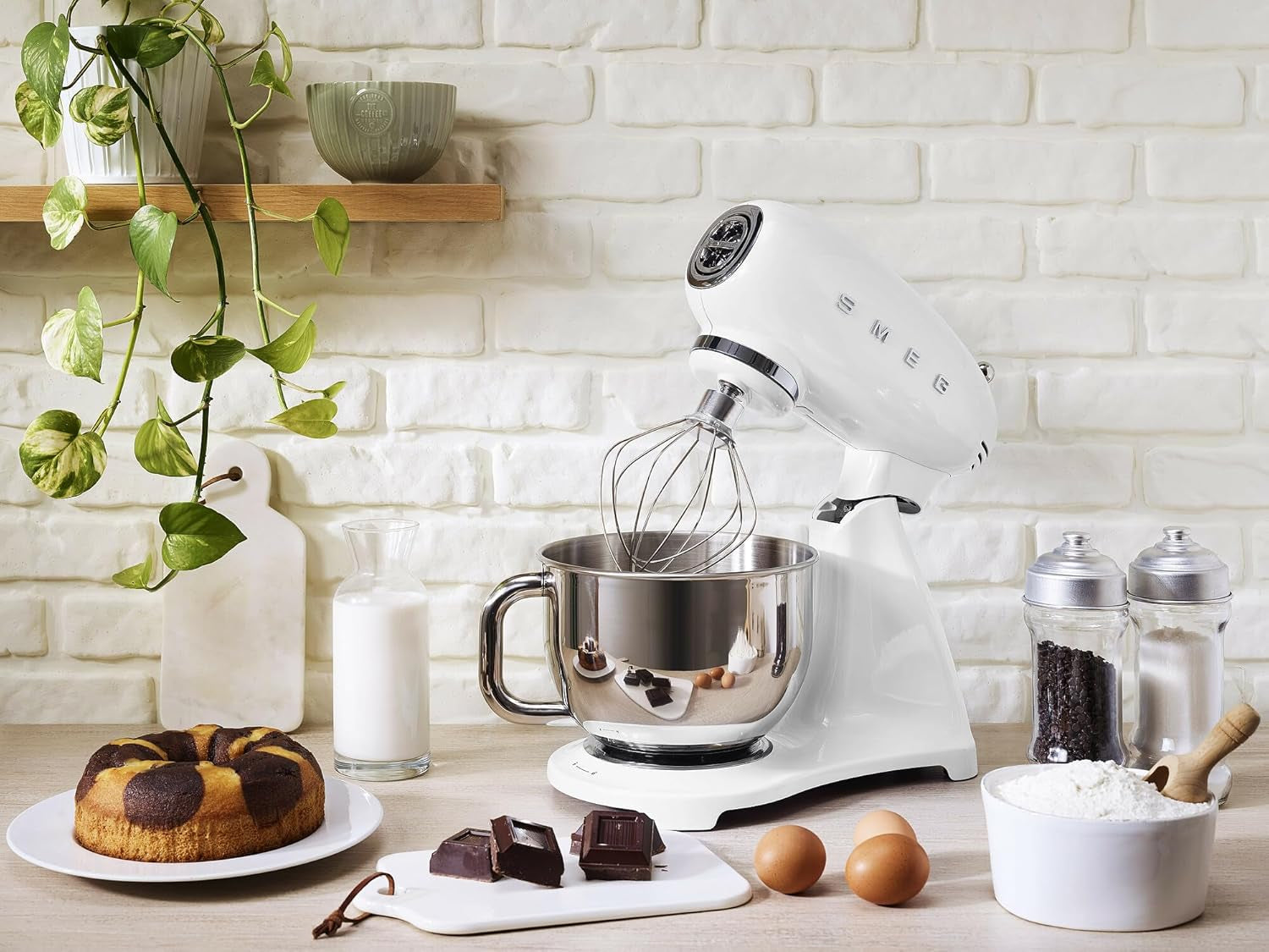 Smeg 50'S Retro Stand Mixer (White)