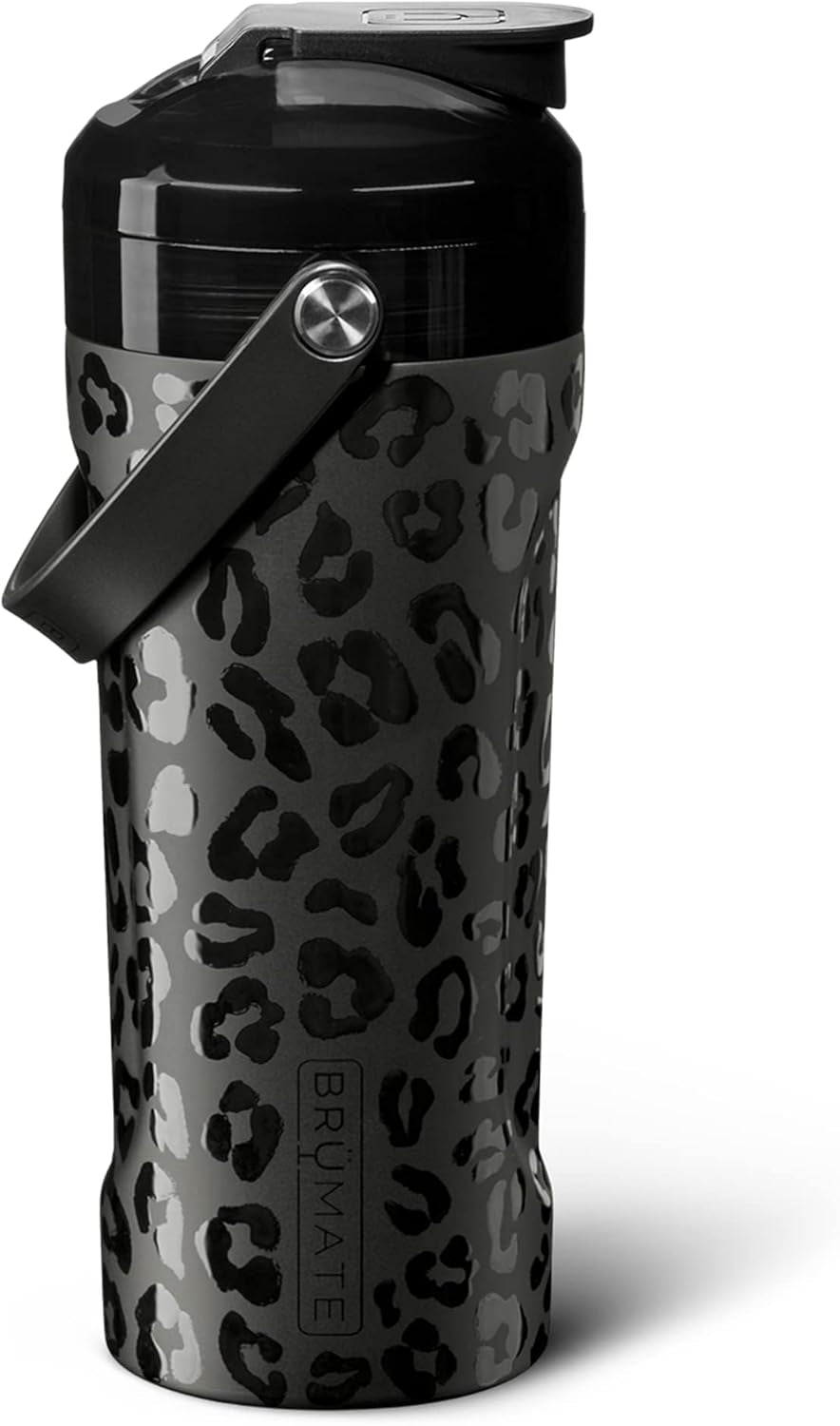 Brümate Stainless Steel Shaker Bottle Leakproof Insulated 770ml (Onyx Leopard)