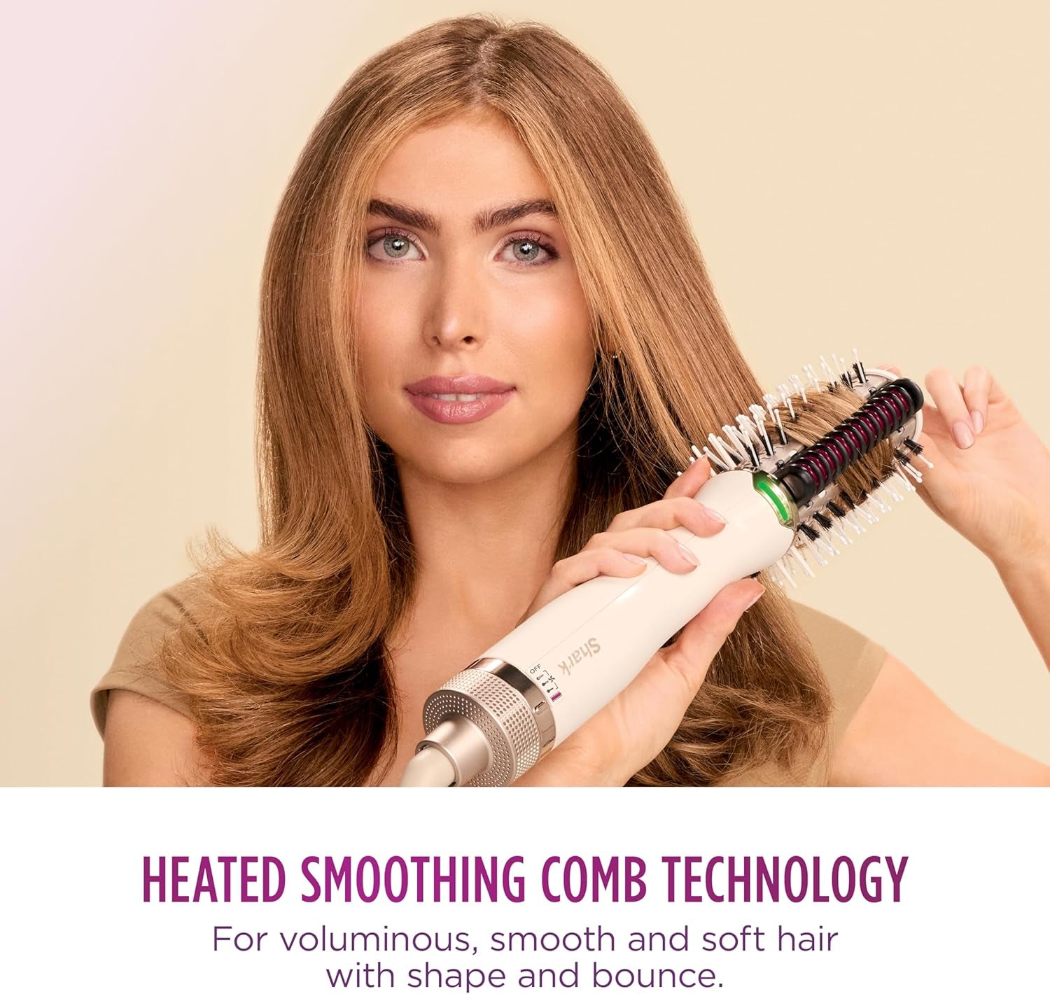 Shark Smoothstyle Heated Brush and Comb | Wet & Dry Modes with 3 Temperatures