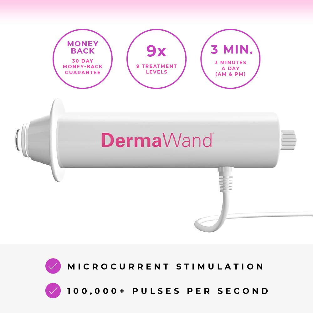 Derma Wand Anti-Aging System | Portable Handheld Skincare Therapy Machine