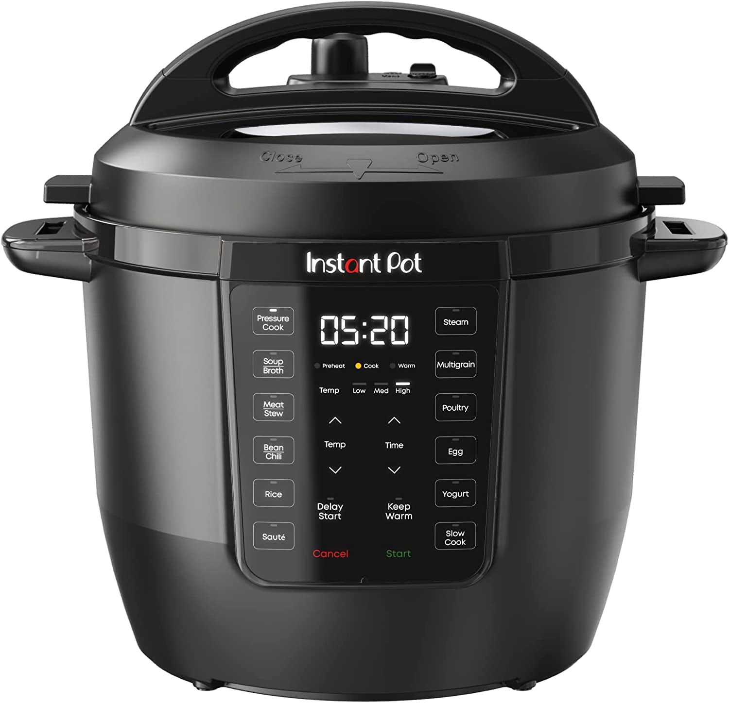 Instant Pot RIO, 7-In-1 Electric Multi-Cooker, Pressure Cooker, Slow Cooker, Rice Cooker, Steamer, Sauté, Yogurt Maker, & Warmer, Includes App with over 800 Recipes, 6 Quart