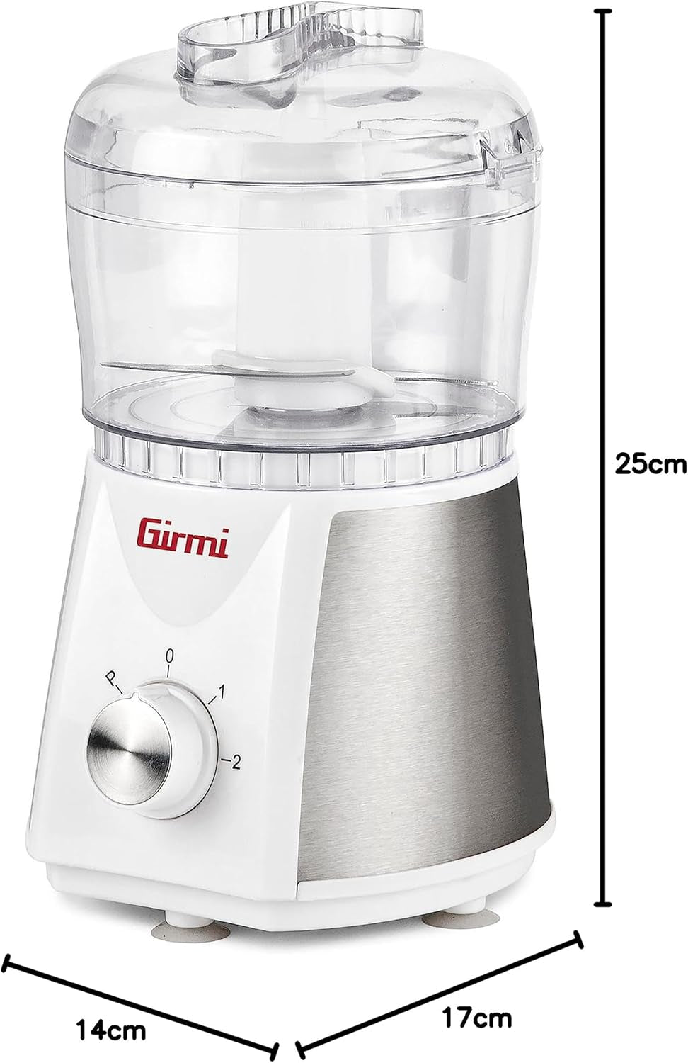 Girmi Vertical Chopper 2 Speed 500ml Double Security350 W White