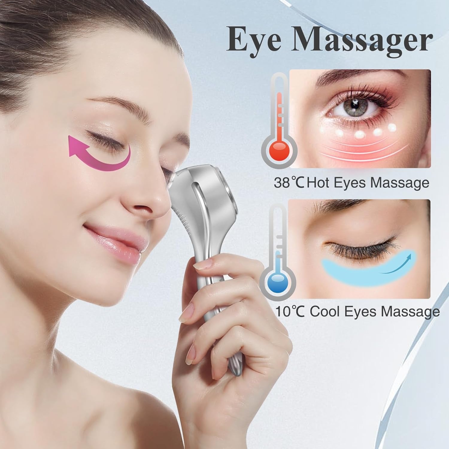 Touchbeauty anti Aging Face & Eye Massager Hot Cool Treatment Face Lifting Skin Tightening