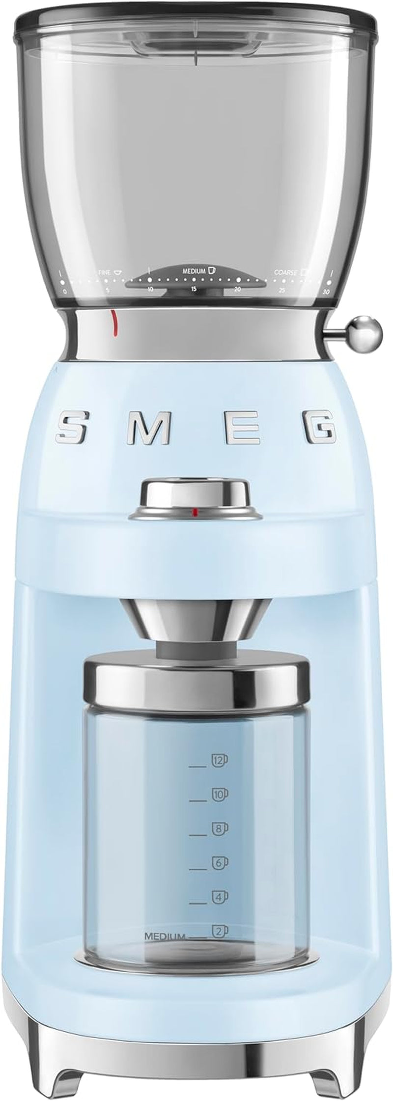 SMEG Retro Electric Coffee Grinder (Pastel Blue)