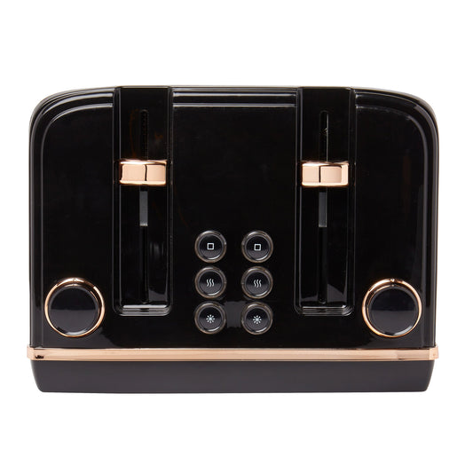 Haden Salcombe Toaster 4 Slice Black