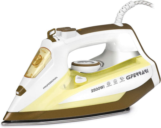 G3 Ferrari Steam Iron Self-Clean and Spray Function Stainless Steel Plate 25000 W 