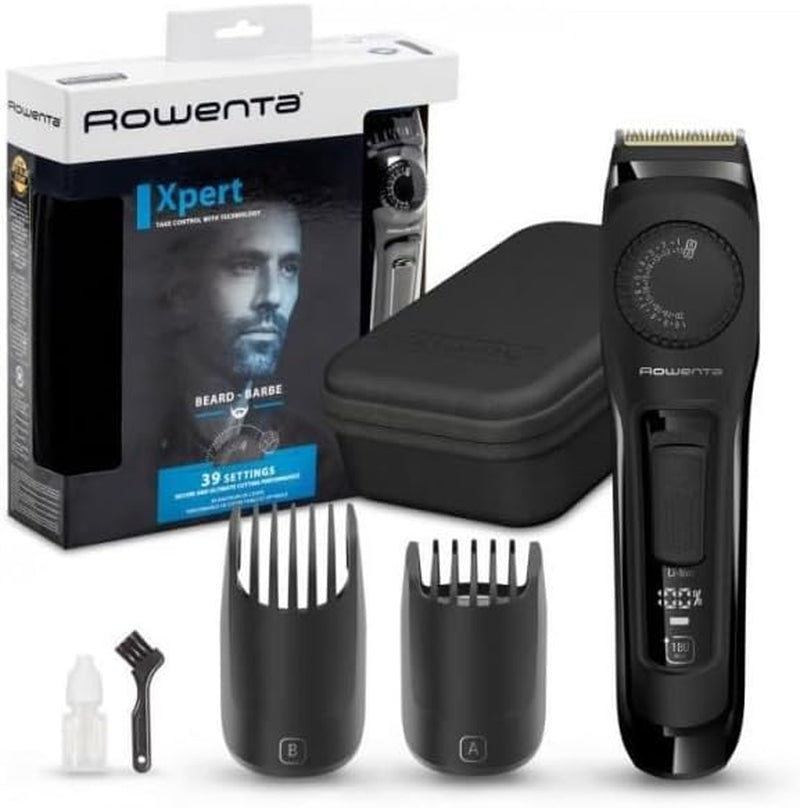 Rowenta Men's Shaving Machine With Stainless Steel Blades Titanium Coating 39 Settings 180 Min Battery Life