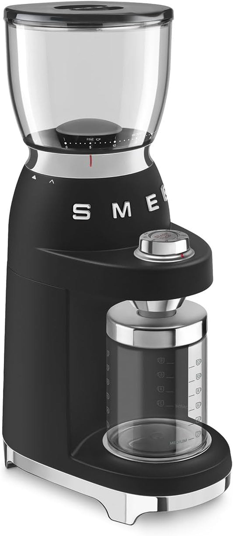 SMEG Retro Electric Coffee Grinder (Black)