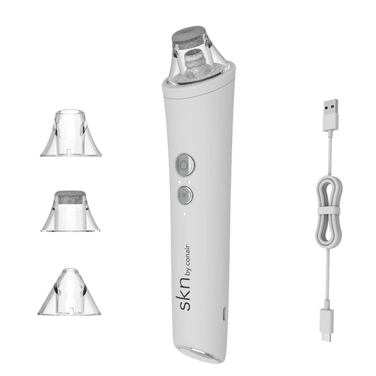 Skn by Conair Microdermabrasion Facial Tool, Pore Vacuum, Remove Dead Skin Cells and Dirt from Clogged Pores