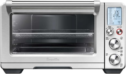 Breville the Smart Oven® Air Fryer Pro, Convection Countertop Oven, Air Fryer Toaster Oven Combo, BOV900BSS, Brushed Stainless Steel