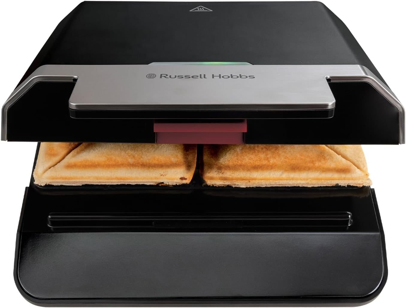 Russell Hobbs Sandwich Maker Durable Non-Stick Plates Black