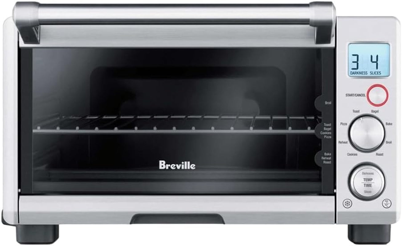 Breville BOV650XL the Compact Smart Oven Countertop Toaster Oven, Brushed Stainless Steel