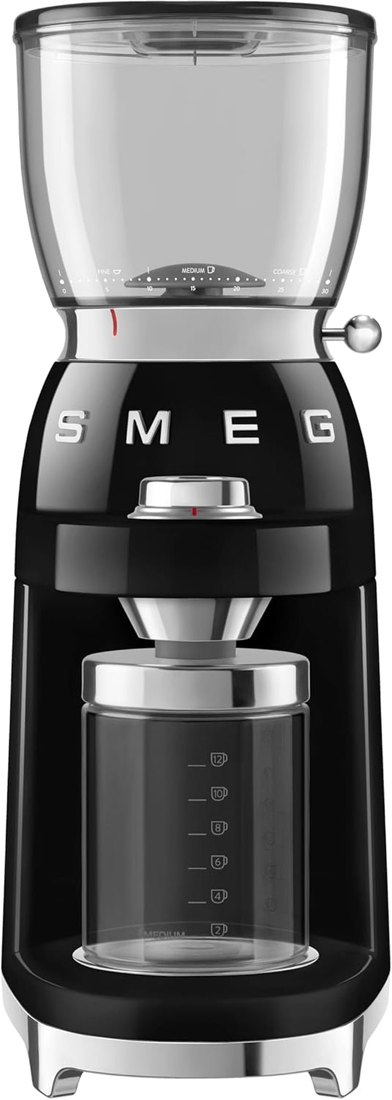 SMEG Retro Electric Coffee Grinder (Black)