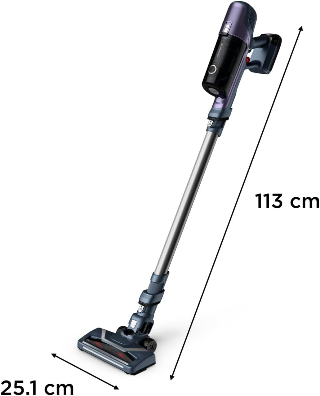 Rowenta X-PERT Powerful Cordless Vacuum Cleaner Rechargeable Cordless Electric Broom Multi-surface Bagless 45 Min Battery Life