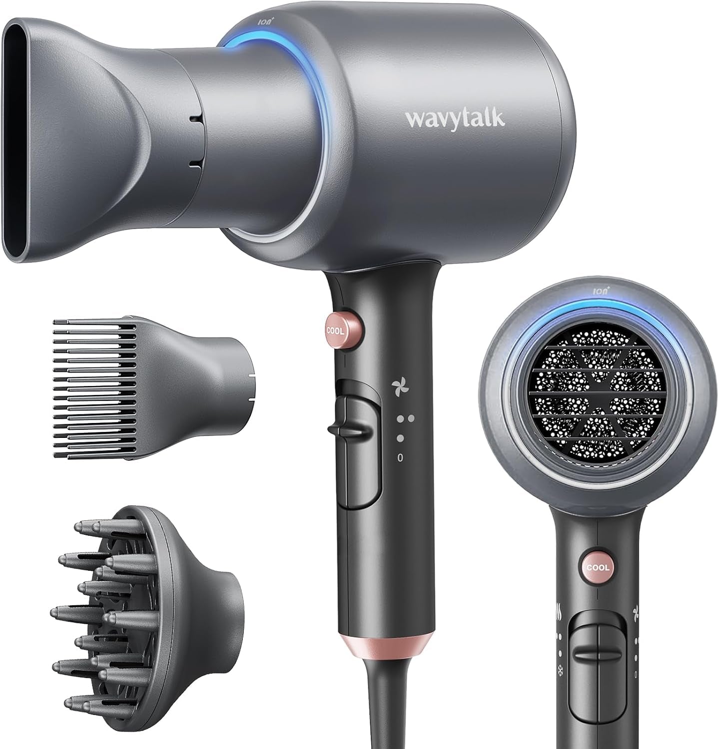 Wavytalk Professional Hair Dryer with Ceramic Technology & Constant Temperature