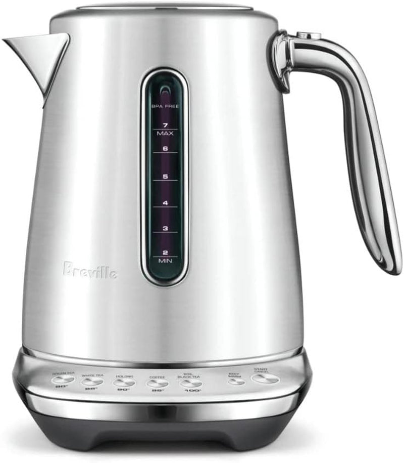 Breville the Smart Kettle™ Luxe Electric Kettle, BKE845BTR, Black Truffle