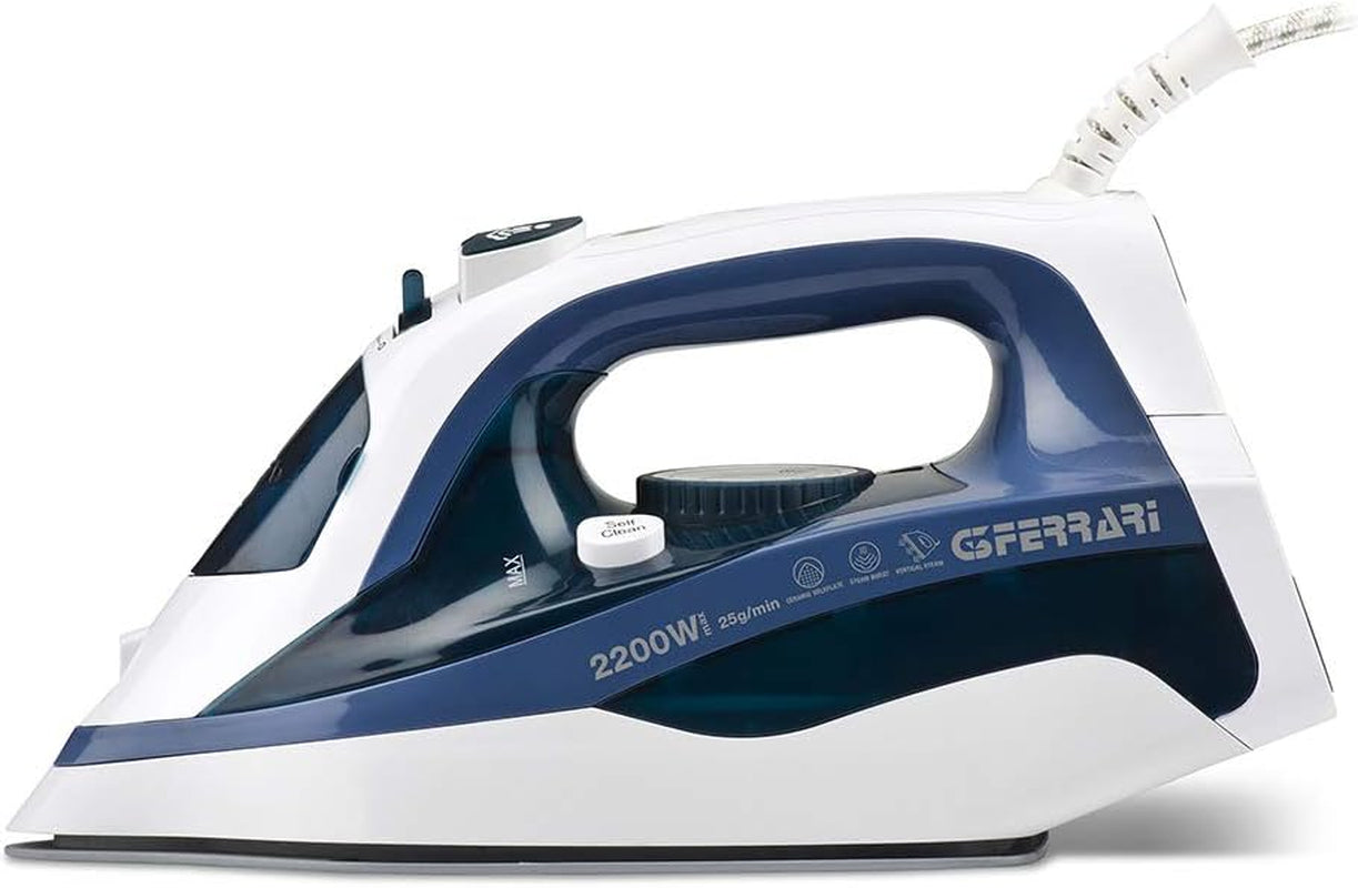 G3 Ferrari Steam Iron Ceramic Plate 2200 W