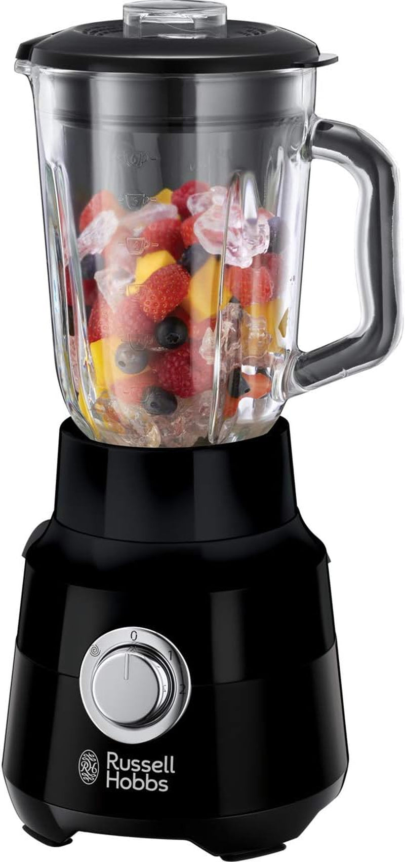 Desire Jug Blender, 1.5L Glass Jug, Make Healthy Soup/ Smoothie/Milkshake, 2 Speed Settings & Pulse, Removable Stainless Steel Blades for Easy Cleaning, Removable Filler Cap, 650W, 24722