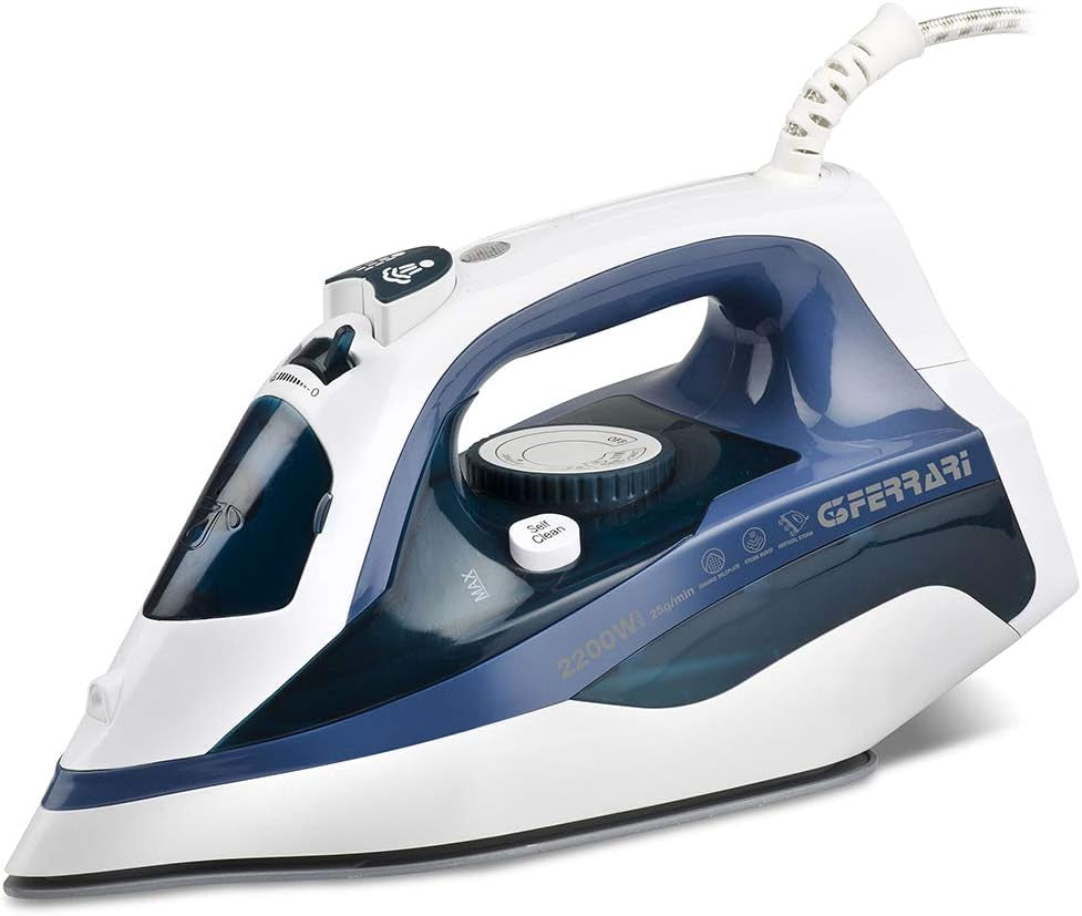 G3 Ferrari Steam Iron Ceramic Plate 2200 W