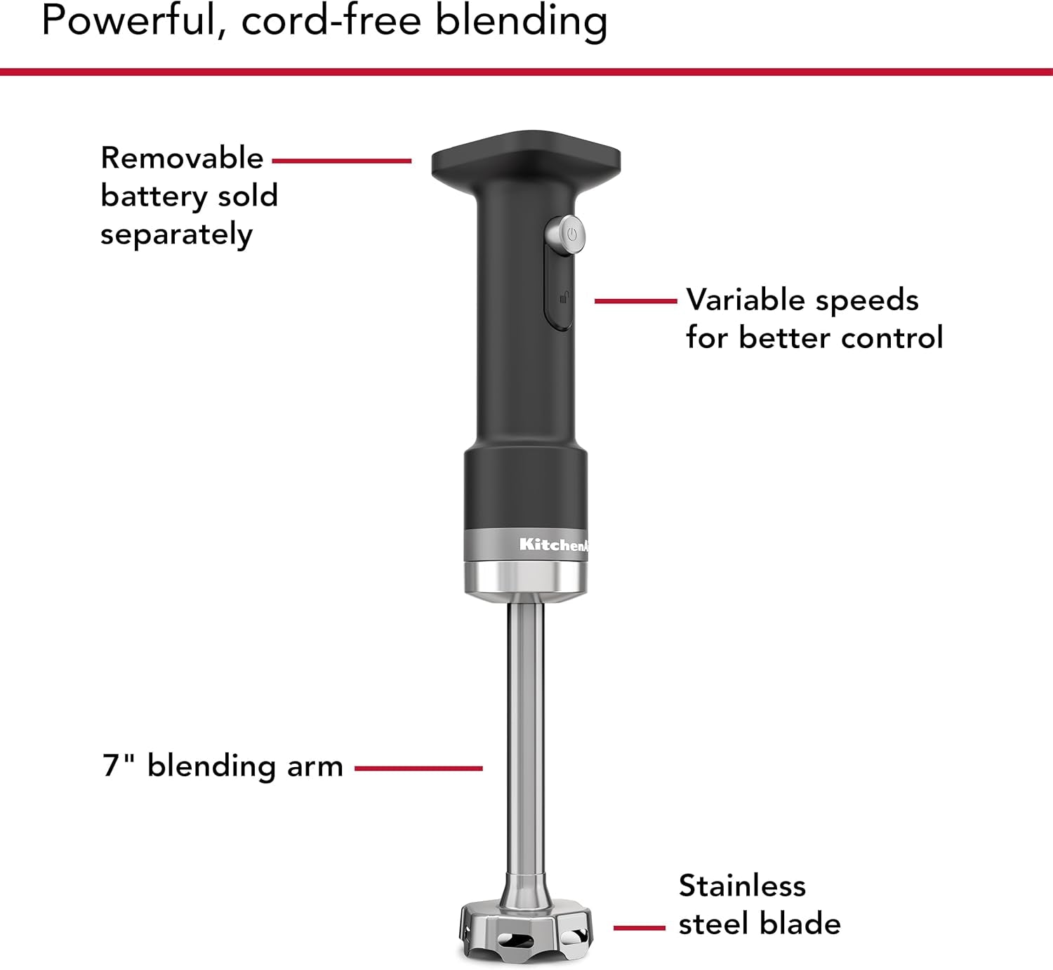 Kitchenaid Go™ Cordless Hand Blender - Battery Sold Separately