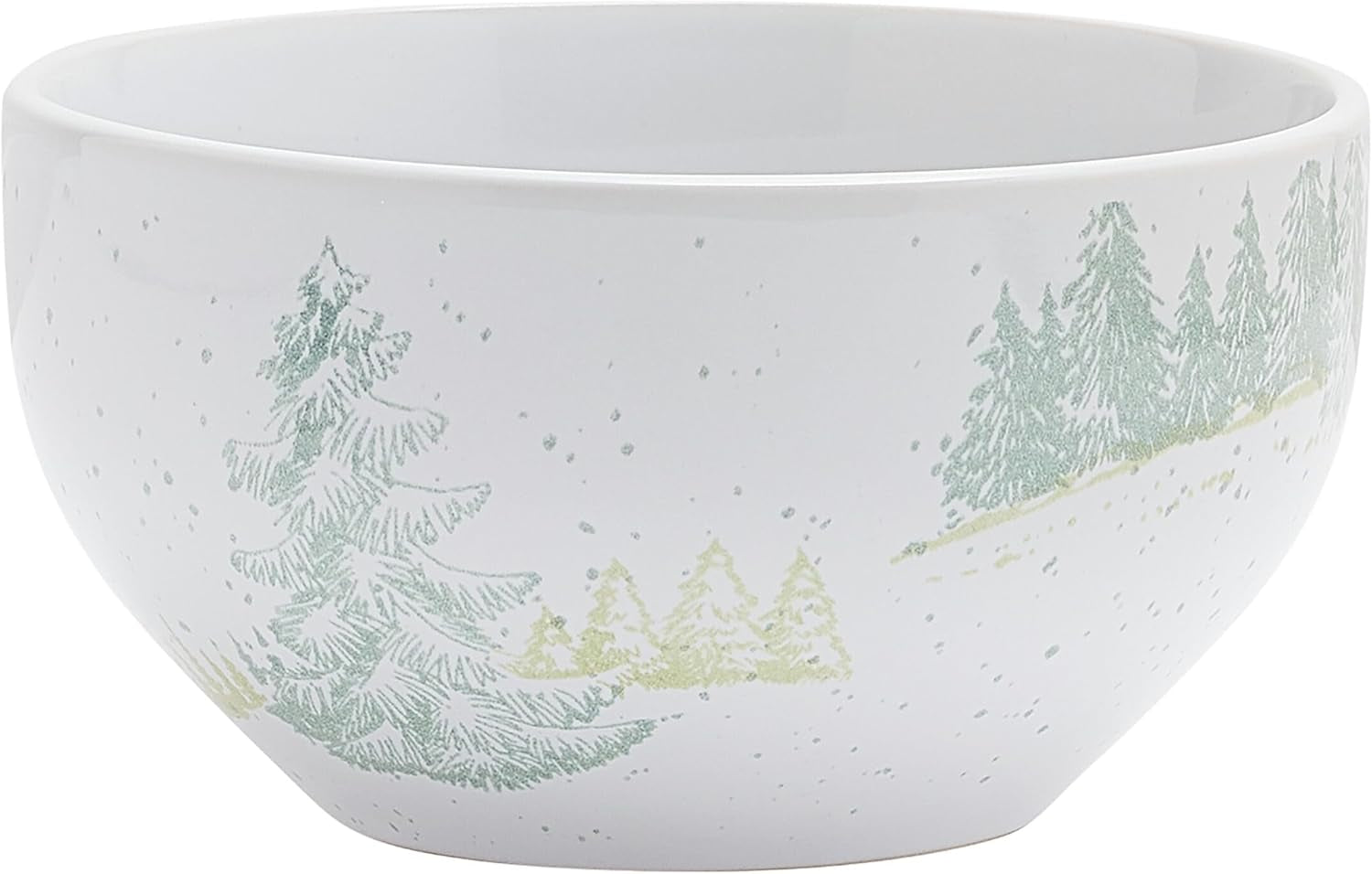 Pfaltzgraff Tranquil Trails Forest 12 Piece Dinnerware Plate Bowl Set, Service for 4