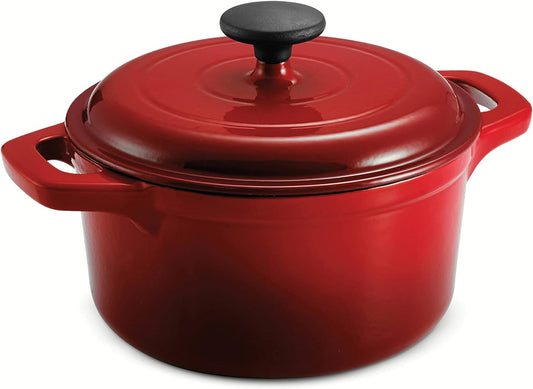 Tramontina Enameled Cast-Iron Dutch Oven 3.5 Qt (Red), 80131/635DS