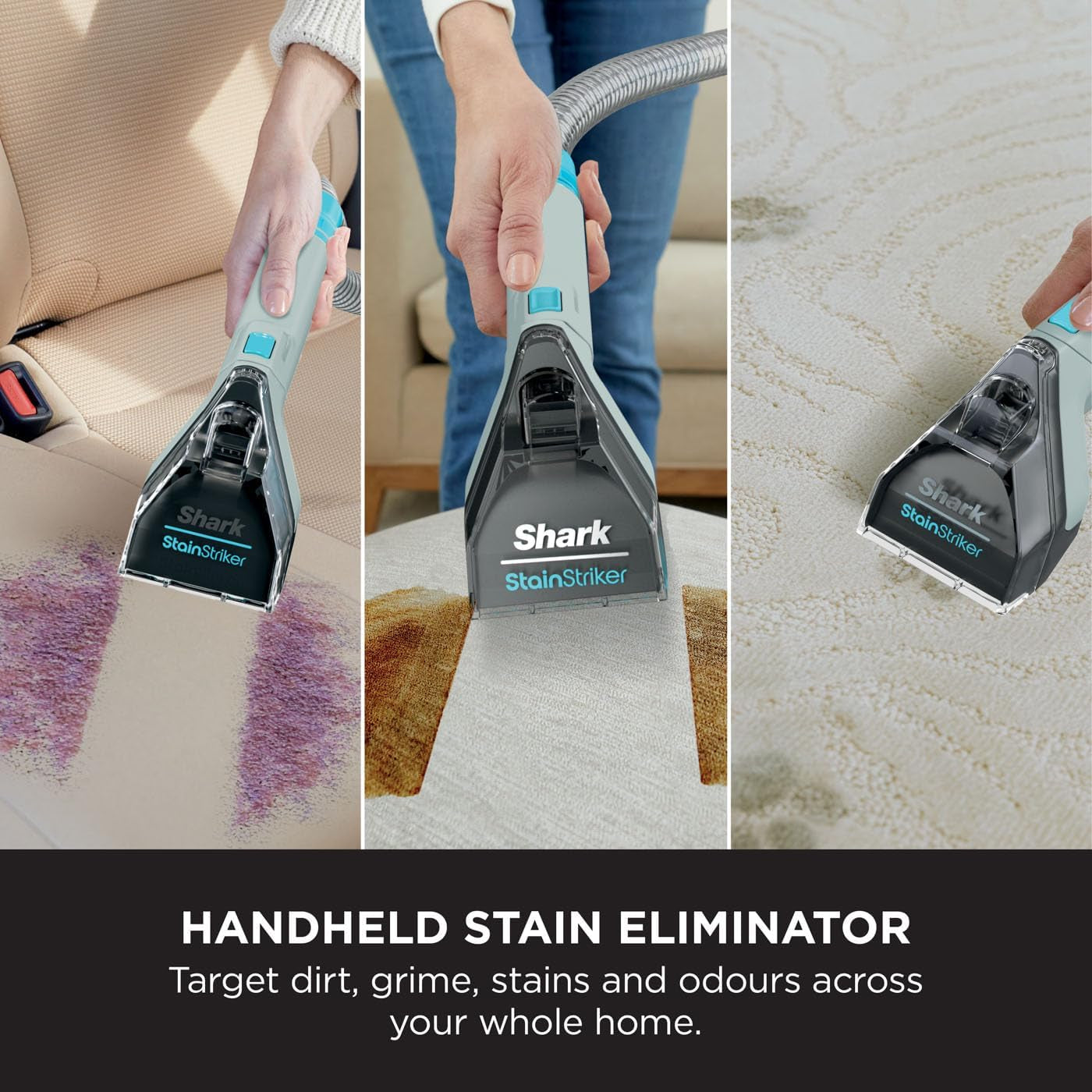 Shark Stainstriker Stain & Spot Cleaner with Tough Stain | Carpet & Upholstory Cleaner with Crevice & Hose-Cleaning Tools