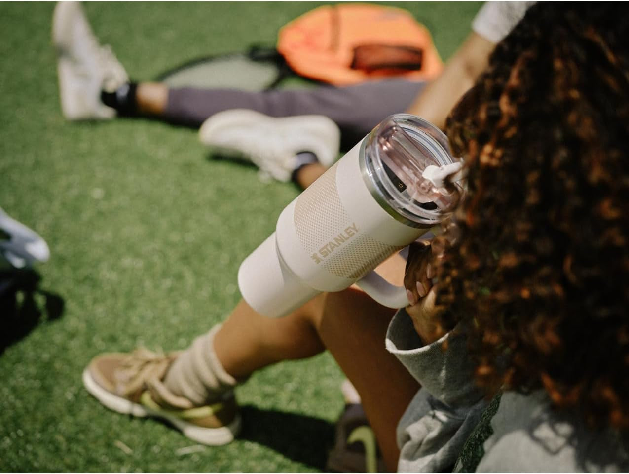 Stanley Quencher Protour Flip Straw Tumbler with Leakproof Lid 40 Oz | Built-In Straw & Handle | Cupholder Compatible for Travel | Insulated Stainless Steel Cup | Bpa-Free | Frost Fade