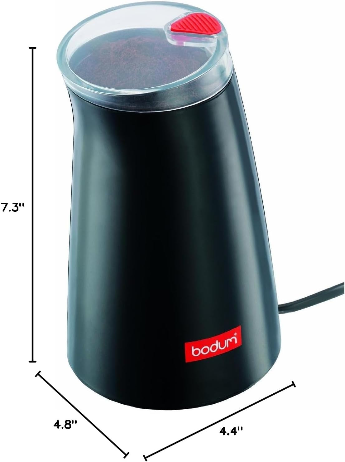 Bodum Electric Blade Coffee and Spice Grinder Stainless Steel Blade Black