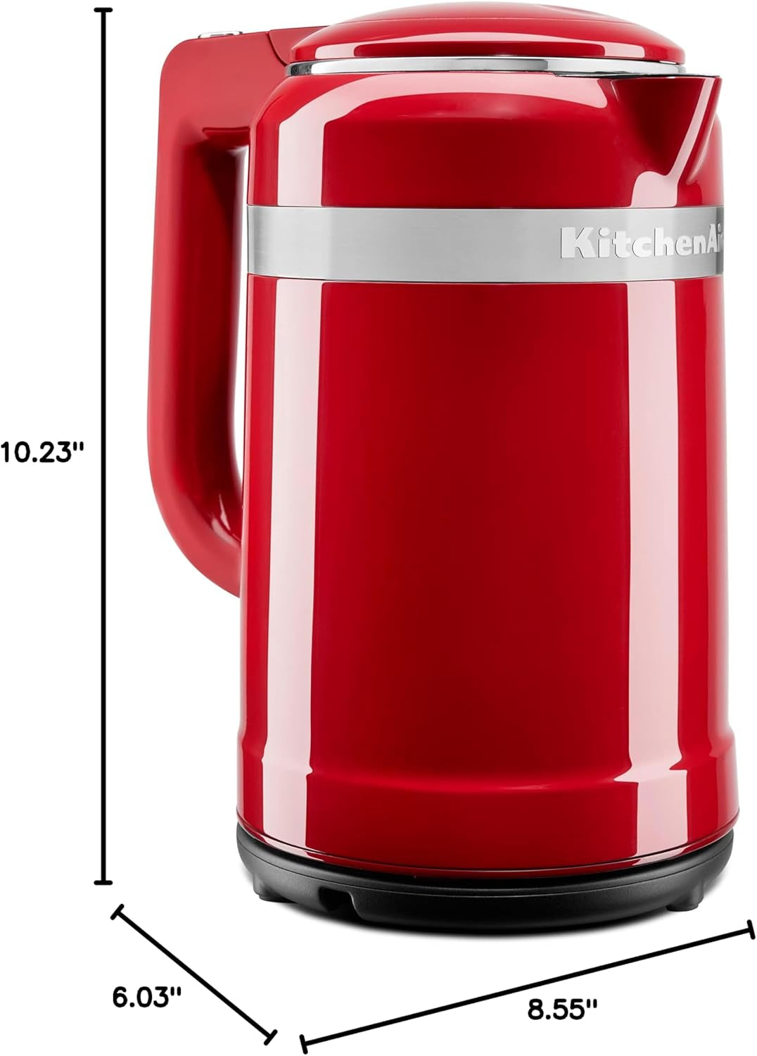 Kitchenaid KEK1565ER Electric Dual-Wall Insulation Kettle, 1.5 L, Empire Red