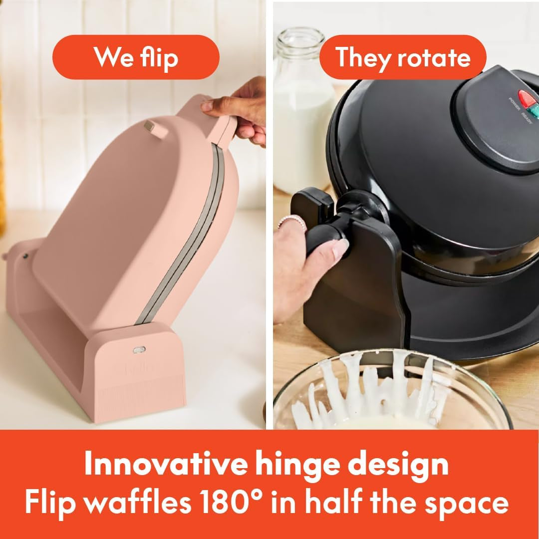 Bella Waffle Maker Ceramic Nonstick Coating Wide & Deep 1000W