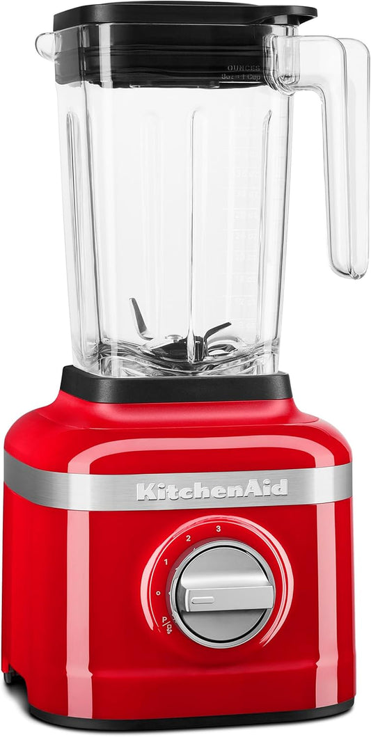 Kitchenaid K150 3 Speed Ice Crushing Blender with 2 Personal Blender Jars - Ksb1332Y,Passion Red, 48 Oz