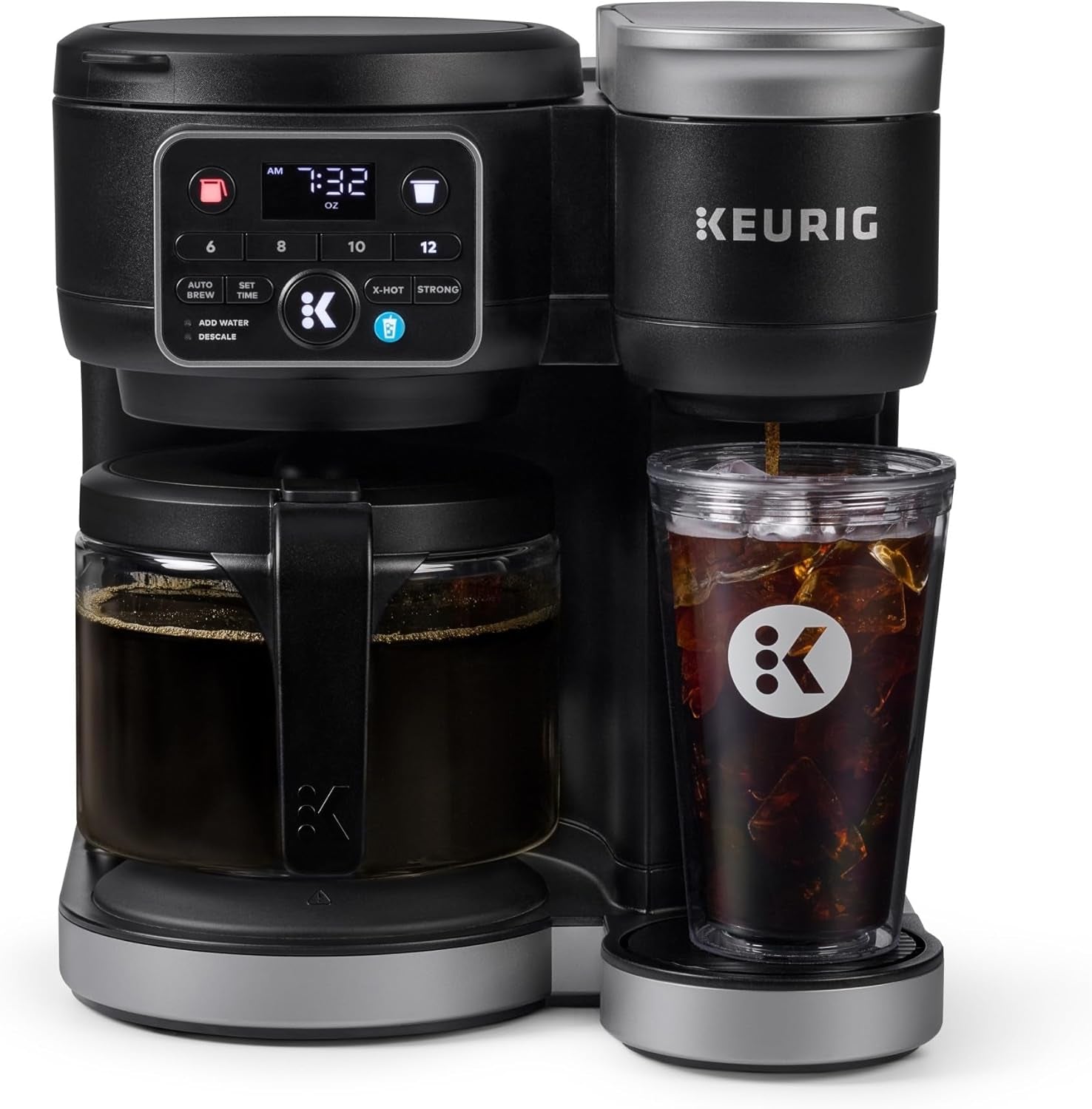 Keurig K-Duo Hot & Iced Single Serve & Carafe Coffee Maker, Multistream Technology, 72Oz Reservoir (Gen 2)