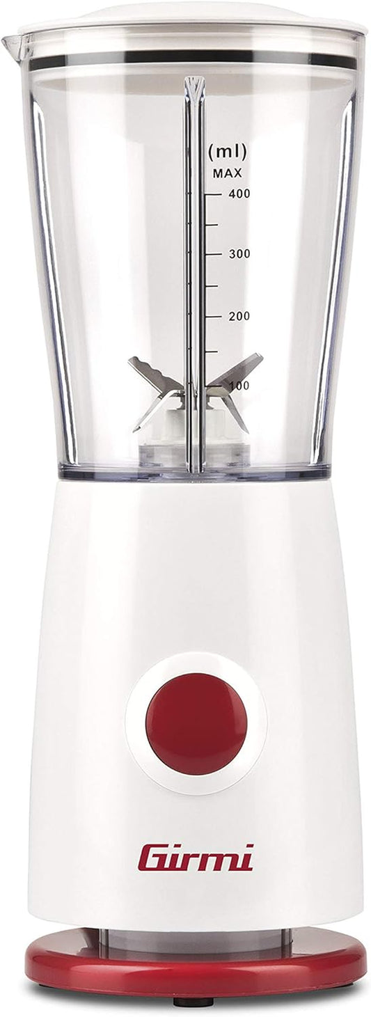 Girmi Electric Blender 4 Stainless Steel Blades 500ml 170W White