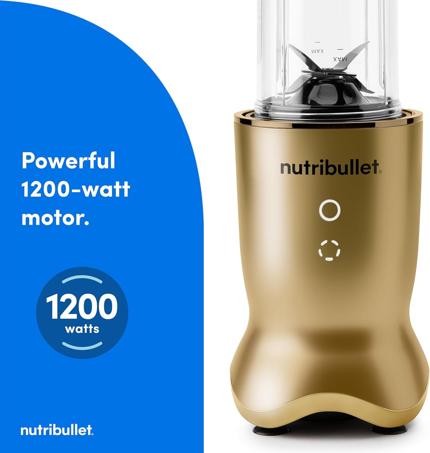 Nutribullet Ultra Personal Blender NB50500BR, 32 Oz, Brass