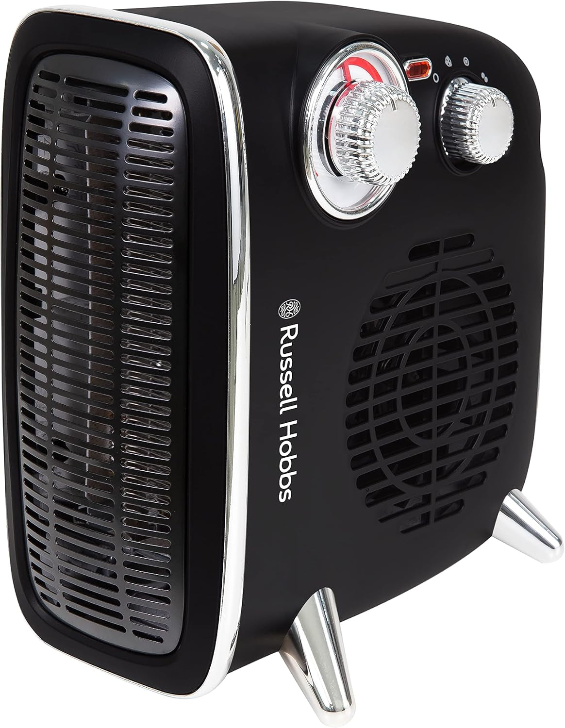 Russell Hobbs Retro Electric Heater 2 Heat Settings 1800W Black