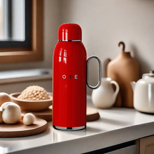 OTE Coffee Carafe Flask Insulated Stainless Steel 1.5L Red