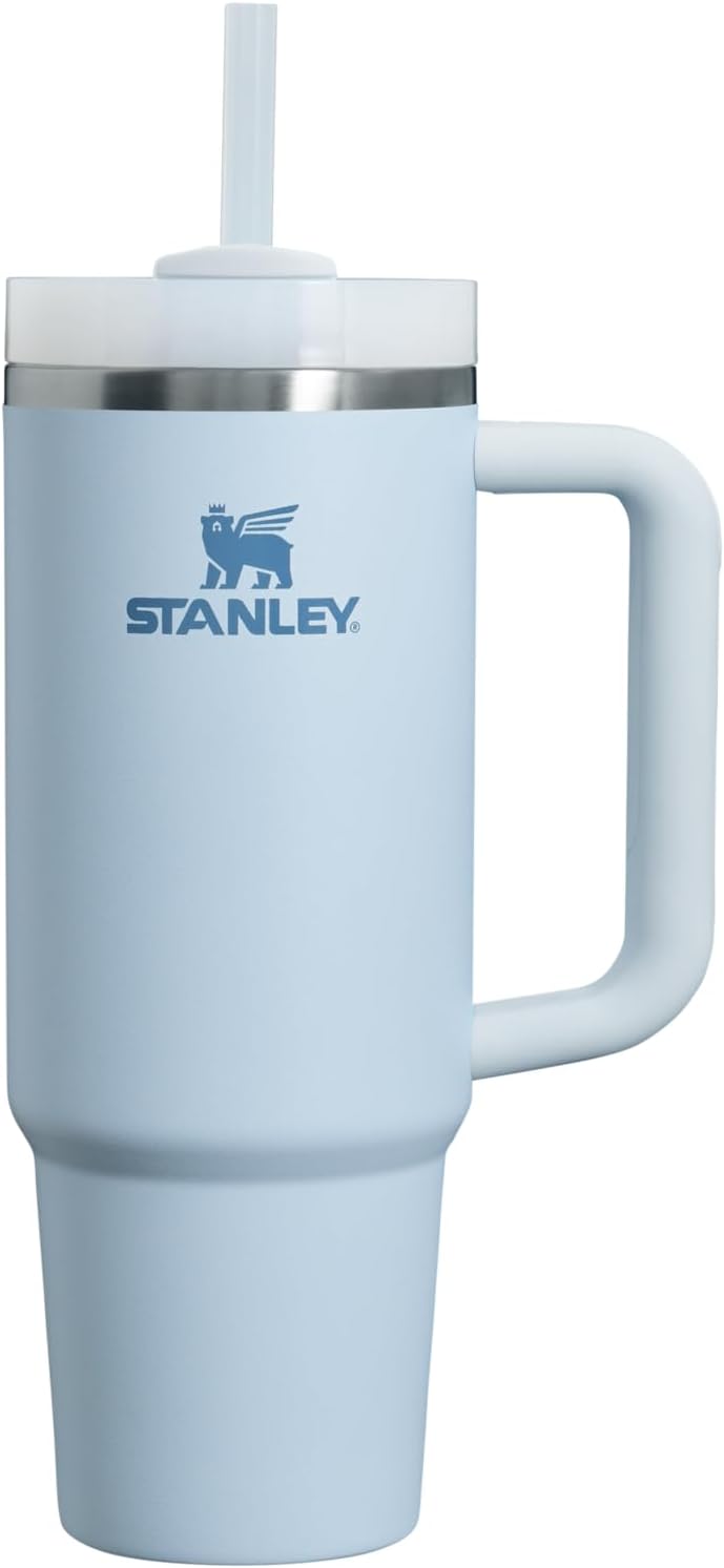 Stanley Quencher H2.0 Tumbler with Handle & Straw 30 Oz | Twist on 3-Way Lid | Cupholder Compatible for Travel | Insulated Stainless Steel Cup | Bpa-Free | Black 2.0