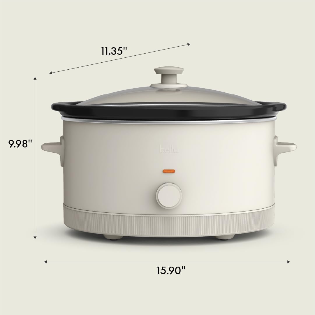 Bella Electric Slow Cooker 6 Litter