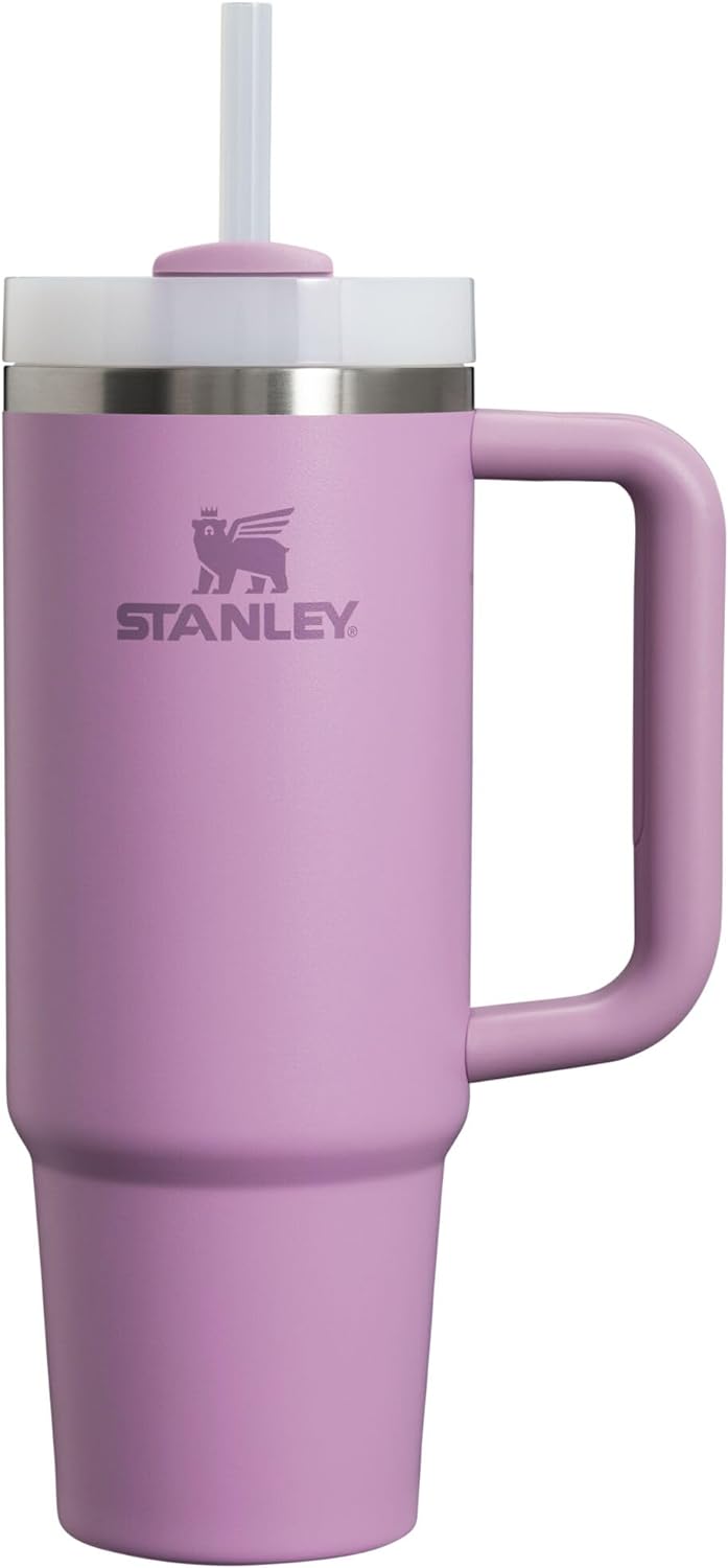 Stanley Quencher H2.0 Tumbler with Handle & Straw 30 Oz | Twist on 3-Way Lid | Cupholder Compatible for Travel | Insulated Stainless Steel Cup | Bpa-Free | Black 2.0