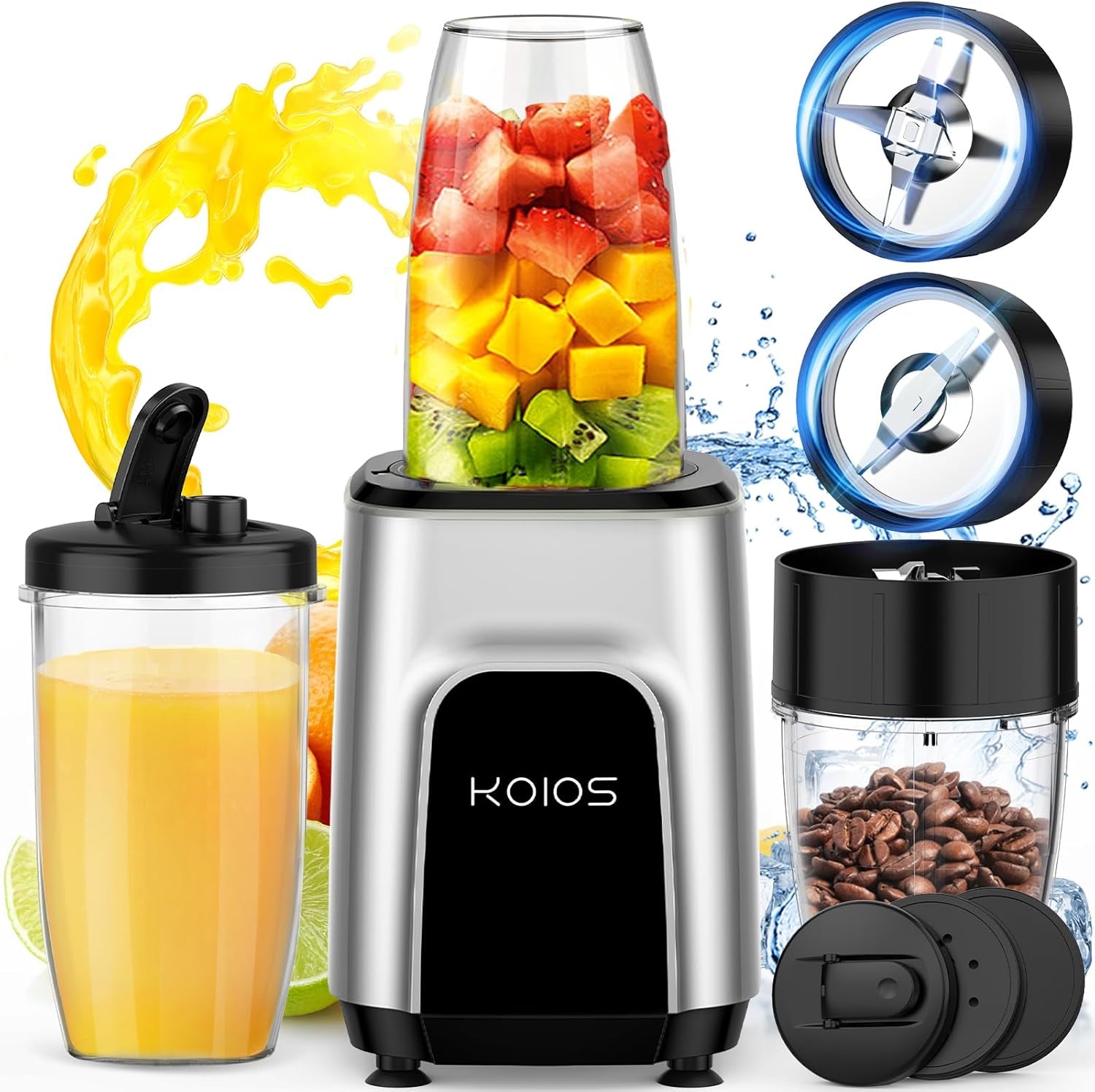 KOIOS Countertop Blenders for Shakes and Smoothies 11 Pes 