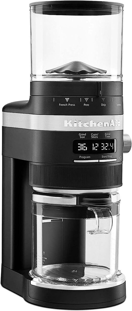 Kitchenaid Burr Coffee Grinder - KCG8433 - Black Matte, 10 Oz