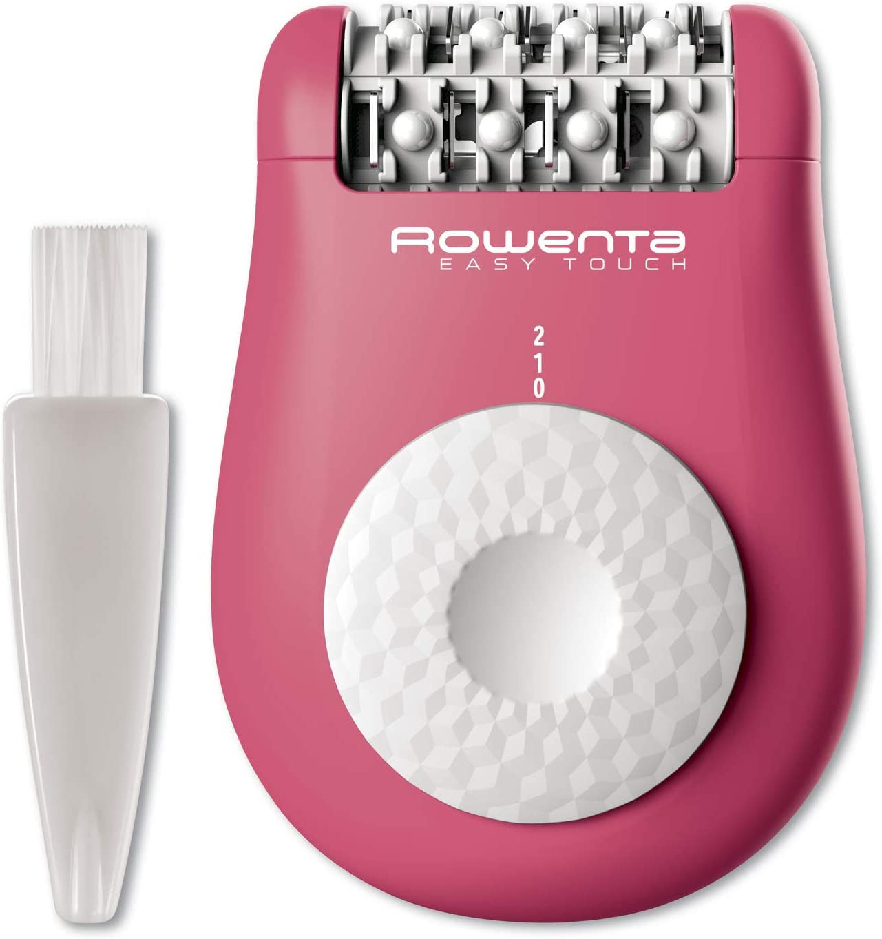 Rowenta EP1110 Easy Touch, Epilatore Elettrico Delicato, 24 Pinzette, 2 Velocità, Rosa