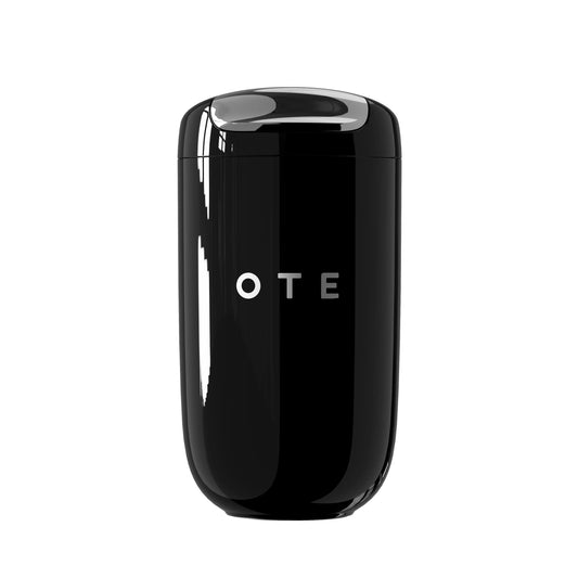 OTE Coffee Mug Double Walled Insulated Stainless Steel Leakproof Lid 350 ml Black