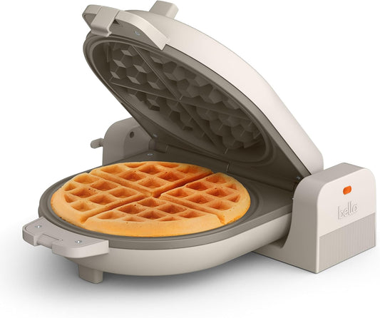 Bella Waffle Maker Ceramic Nonstick Coating 7” Wide & 1" Deep 1000W