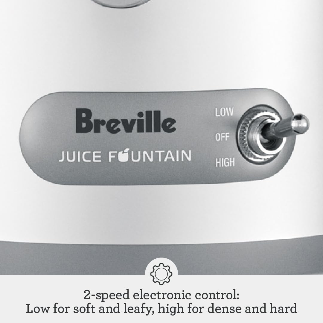 Breville the Juice Fountain plus Centrifugal Juicer, JE98XL, Brushed Stainless Steel