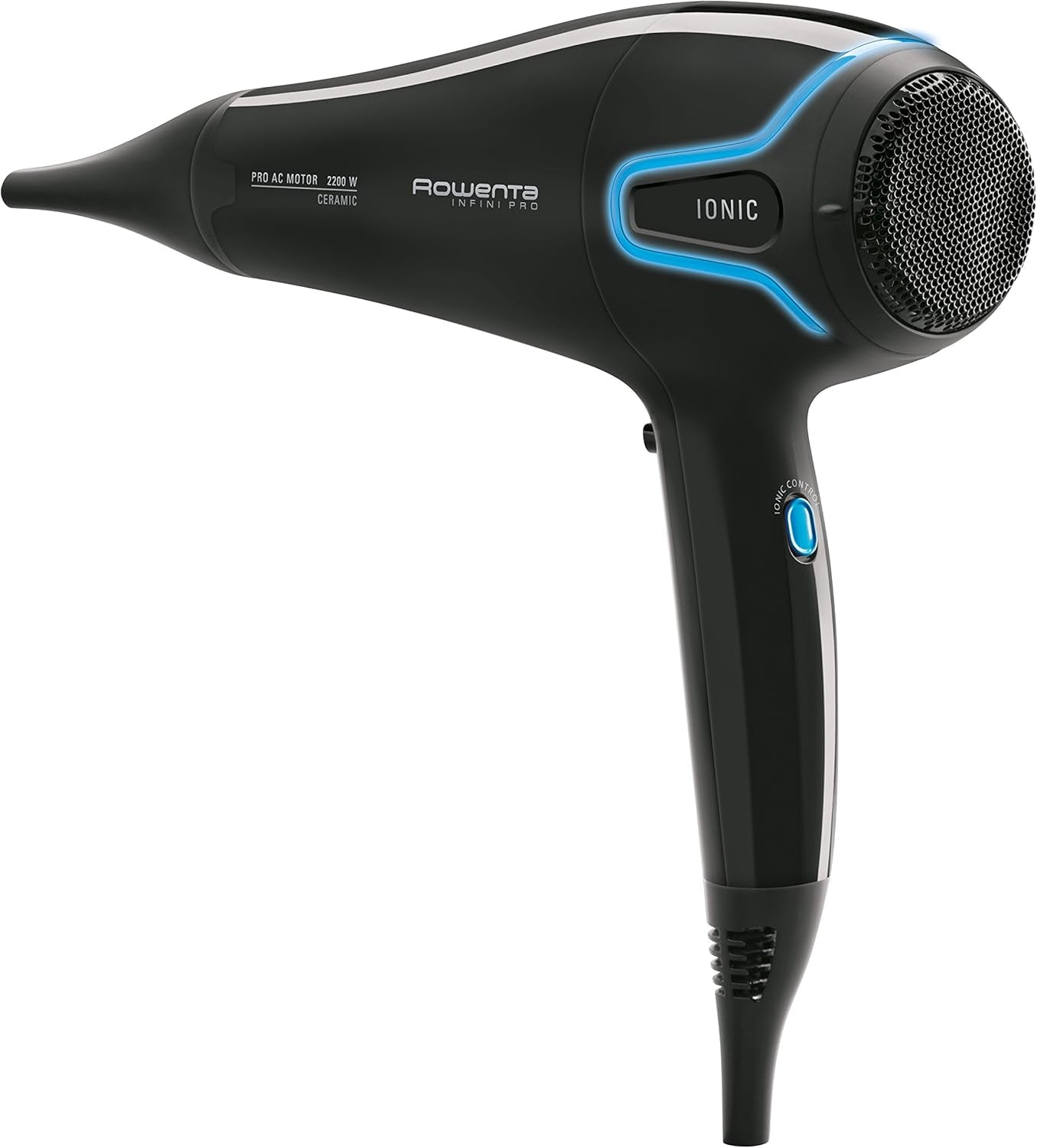 Rowenta Professional Hair Dryer 2 Concentrators 5 Speed/Temperature Combinations 2200W 