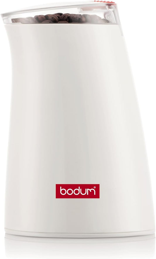 Bodum Electric Blade Coffee and Spice Grinder Stainless Steel Blade White