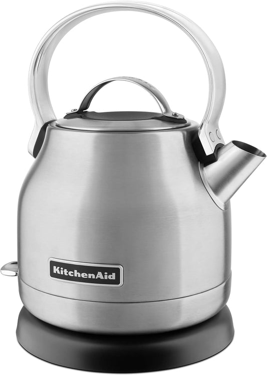 Kitchenaid KEK1222SX 1.25-Liter Electric Kettle - Brushed Stainless Steel,Small